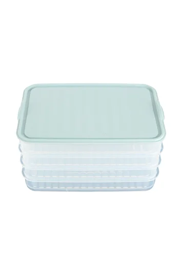 Gondol Set of Containers for Storage Transparent 5, 750 Ml, Easy Use, Color Orange