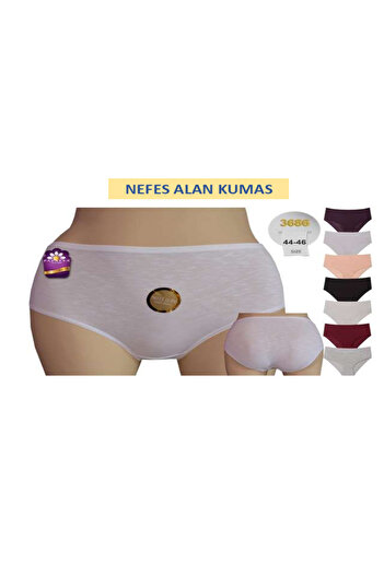 Papatya LARGE SIZE BREATHABLE FABRIC BATO PANTIES (6 PIECES)