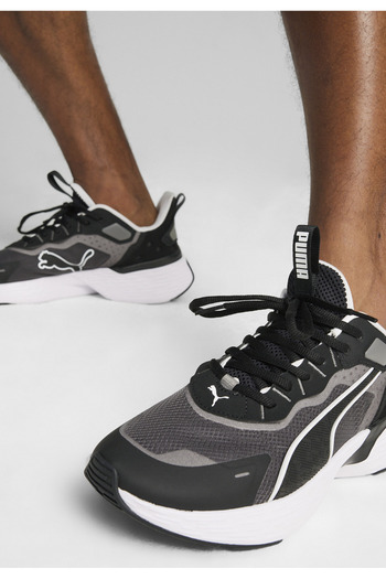 Puma Puma Softride Sway - Black and Gray Self-Adhesive