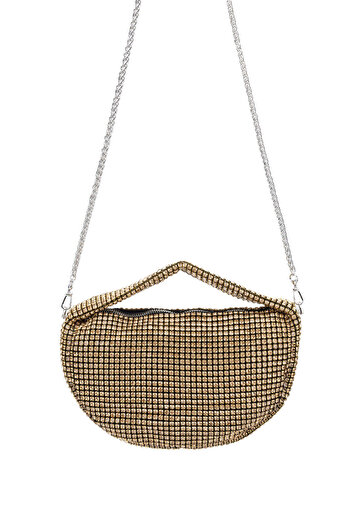 Tamer Tanca Women's Vegan Gold Shoulder Bag