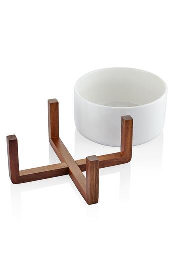 The Mia Woody Porcelain Serving Leg 20 cm