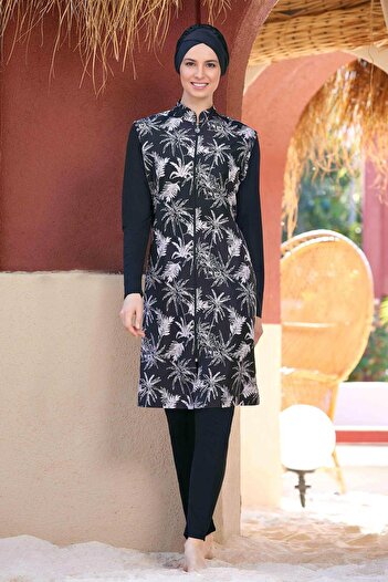 REMSA Full Covered Hijab Swimsuit Asra 9269 Black
