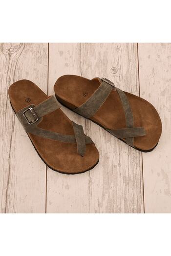 JustBow Papuci unisex kaki