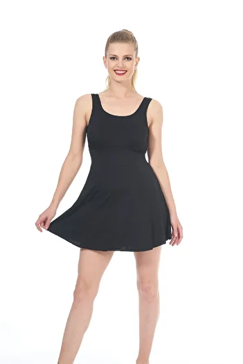 Estiva 1608 Normal and Large Size Strappy Skirt Dress Swimsuit