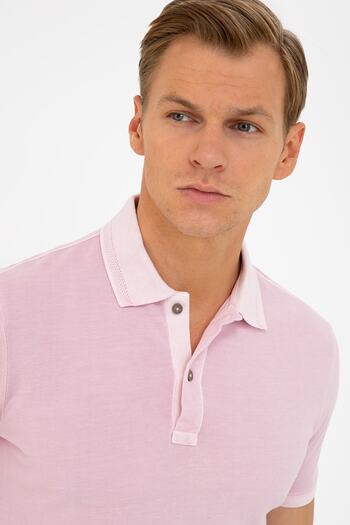 Pierre Cardin Μπλουζάκι με λαιμόκοψη Dusty Rose Slim Fit Polo
