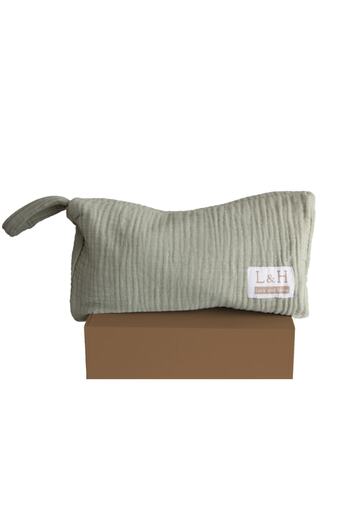 Lucy and Home 100% Cotton 4 Layers Muslin Beach, Travel, Makeup Bag