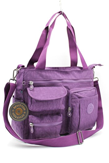 Bevitton Waterproof Fabric Women's Purple Luxury Shoulder Bag 7300