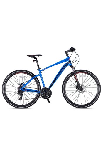 Kron Tx 150 Hd Hidrolik Disk Fren 28 Jant 24 Vites Şehir Bisikleti Mavi Turuncu Siyah 41 cm