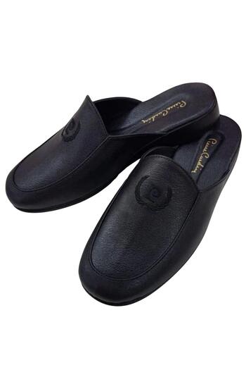 Pierre Cardin Ανδρικές δερμάτινες παντόφλες 289