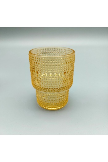 Janset Krd Home Beaded Glass Cup Set for 6 People 200 ml