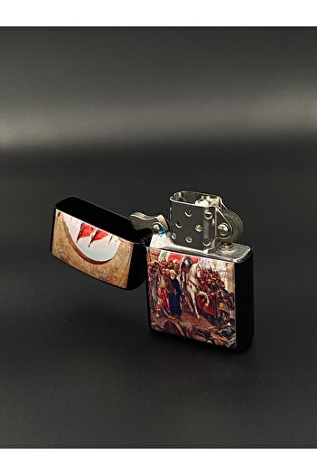 Ersoy Fatih Baskılı Zippo Model Benzinli Çakmak