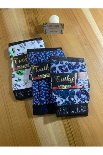 ALPES Tutku Men's Boxers Combed Cotton - Set of 3