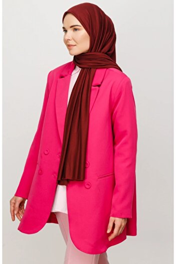 FRESCO SCARFS Hijab Hijab Combed Shawl Claret Red