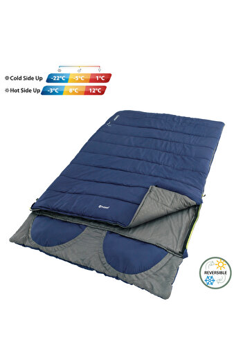 Outwell Contour Lux Double Summer & Winter Sided -22°C Double Sleeping Bag