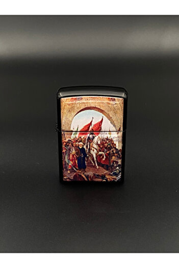 Ersoy Fatih Baskılı Zippo Model Benzinli Çakmak