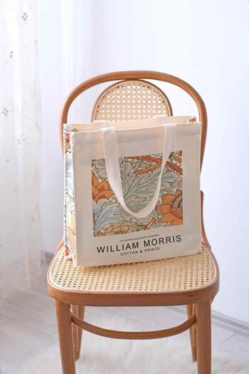 Buka Shops William Morris Yellow Flower Tote Bag Canvas Bag
