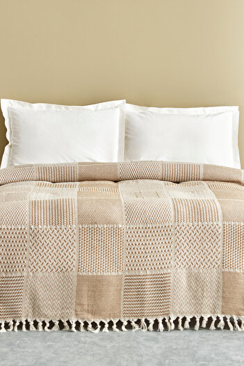 Karaca Home Luna Double Pique Light Brown