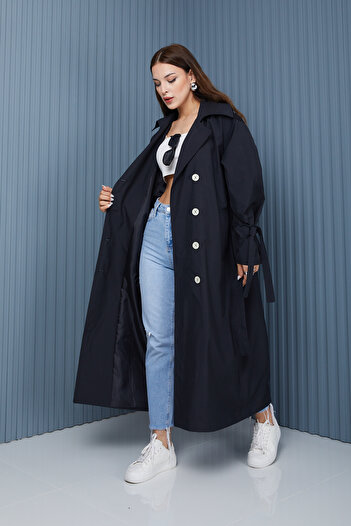 SahraAfra Design Oversize Trench Coat