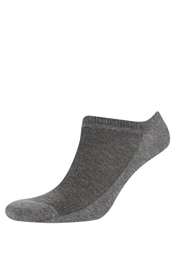 DeFacto Men's 5-Piece Cotton Sneaker Socks C0134axns