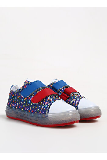 BUCKHEAD Navy Blue Boy's Sneaker Buck4298 Chuck Shape