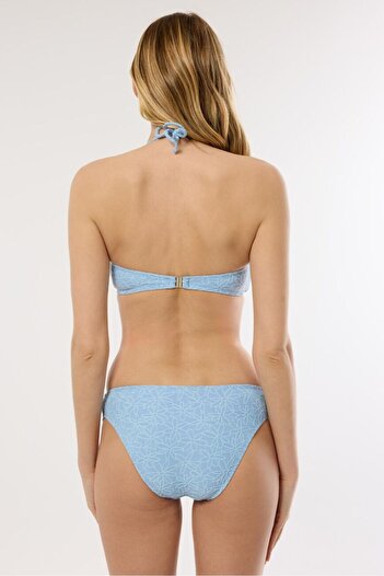 AYYILDIZ 4604 Blue Strapless Bikini Set