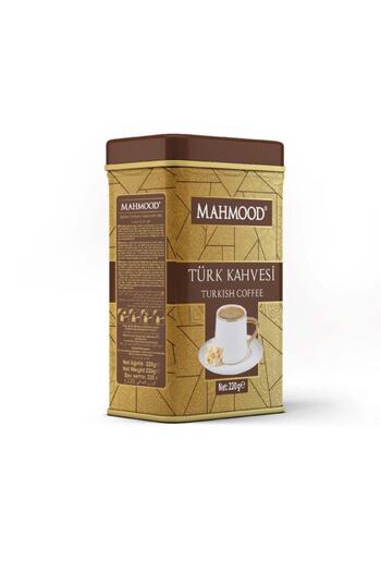 Mahmood Orta Kavrulmuş Türk Kahvesi Metal Kutu 220 gr