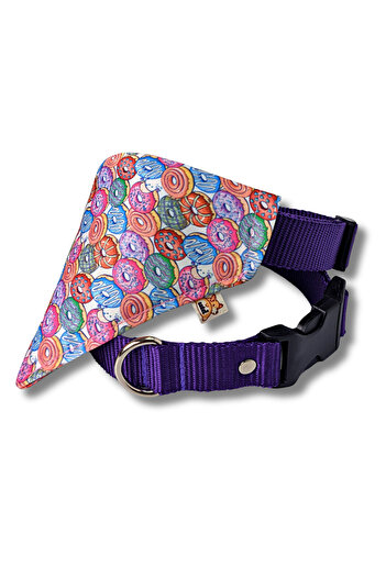 UTDpet Dog Collar with Donut Scarf