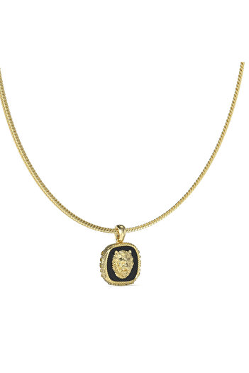 Guess The Lion King Goudkleurige Collier Jumn04002Jwygbkt-U