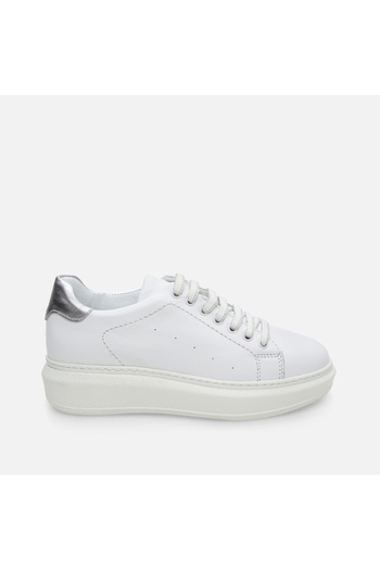Hotiç Genuine Leather White Women's Sports Shoes