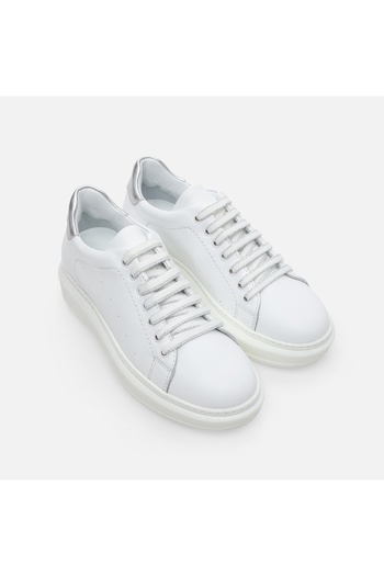 Hotiç Genuine Leather White Women's Sports Shoes