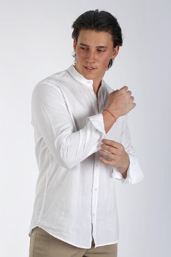 Lee Cooper Men's Julsa Woven Shirt241009 White