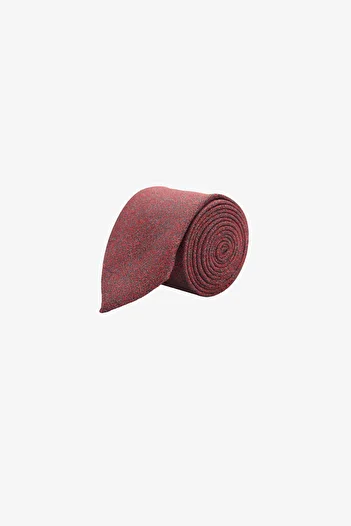 ALTINYILDIZ CLASSICS Red-Grey Patterned Men's Tie