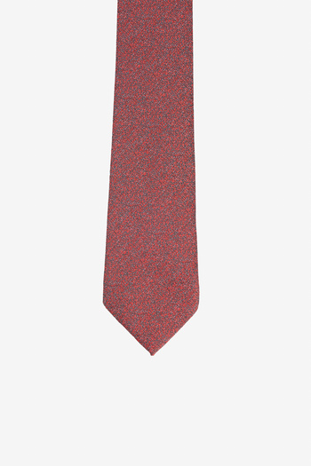 ALTINYILDIZ CLASSICS Red-Grey Patterned Men's Tie