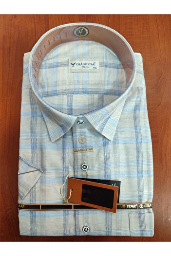 Grand Star DAYBOĞLU SHORT SLEEVE POCKET CLASSIC MEN'S SHIRT