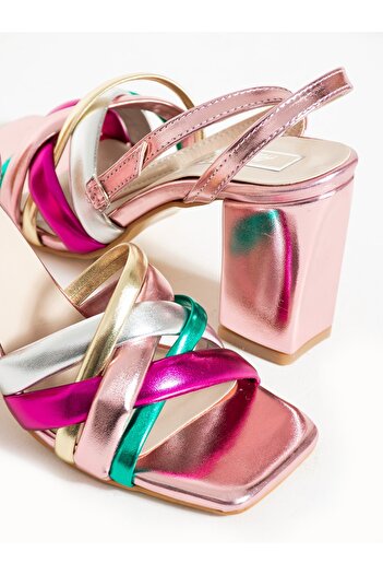 Alemdar Shoes SIMONA Rose Colored Heeled Women's Shoes