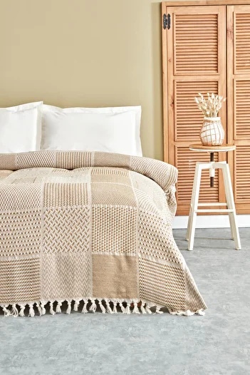 Karaca Home Luna Double Pique Light Brown