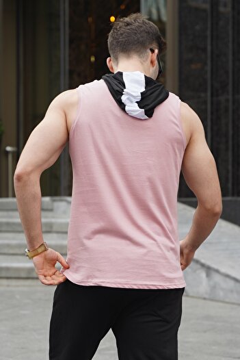 Madmext Hooded Undershirt Pink 2882