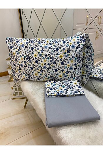Özcan Ev Tekstil Ranforce Double Sheet Pillow Set 100% Cotton