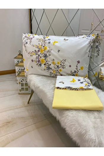 Özcan Ev Tekstil Ranforce Double Sheet Pillow Set