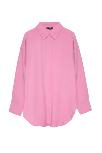 Quzu Oversize Shirt Pink