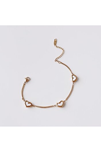 Boise Atelier Minimal Heart Steel Bracelet