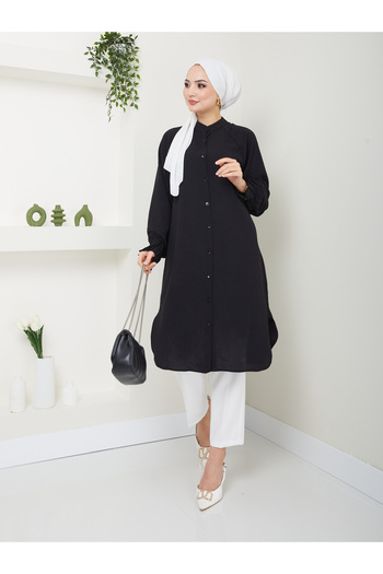 VOLT CLOTHİNG Women's Ayrobin Ribbed Maxi Length Tunic