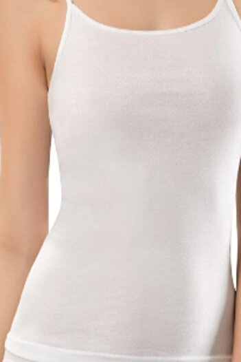 Erdem Rope Strap Cotton Ribbed Tank Top