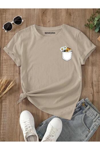 BENROMA Flower Printed Children's T-Shirt