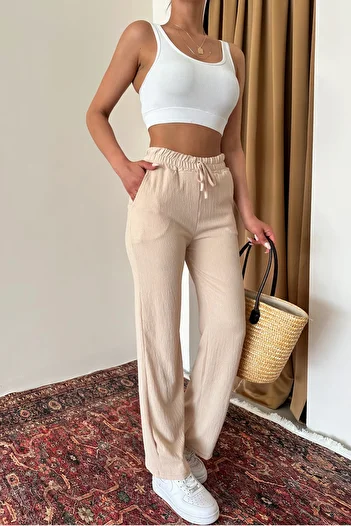 MODAGEN Women's Spanish Leg Comfortable Fit Trousers