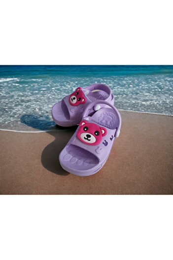 ÇEÇEN HOME (1 Piece) CHILD CROSS SLIPPERS GARDEN SLIPPERS BEACH BEACH BATH SLIPPERS
