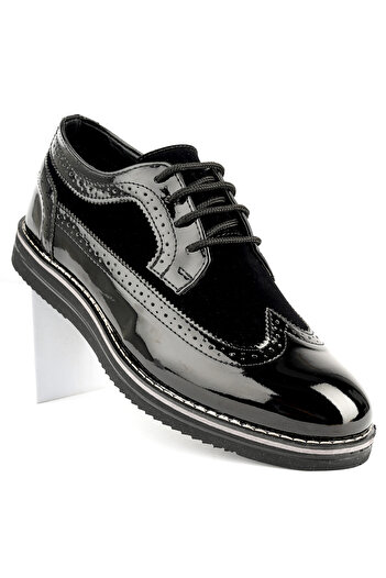 Freemax Ανδρικά παπούτσια Oxford Ανδρικά παπούτσια Oxford Freemax.1118 Black Garni