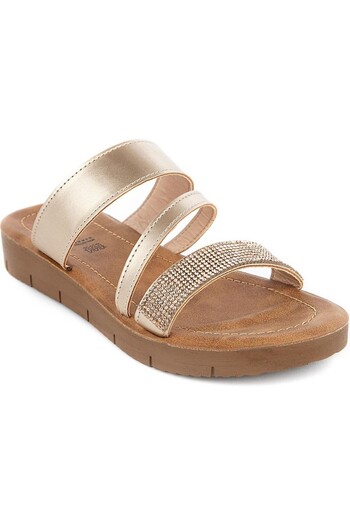 Muya Abudance Anatomical Sole Women's Slippers - Gold Color
