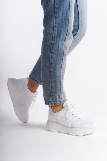 BAKGİY Λευκό Γυναικείο Sneaker BG1172-101-0008