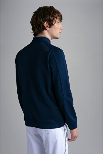 PAUL&SHARK ZIPPED SWAETSHIRT POLYEST ER